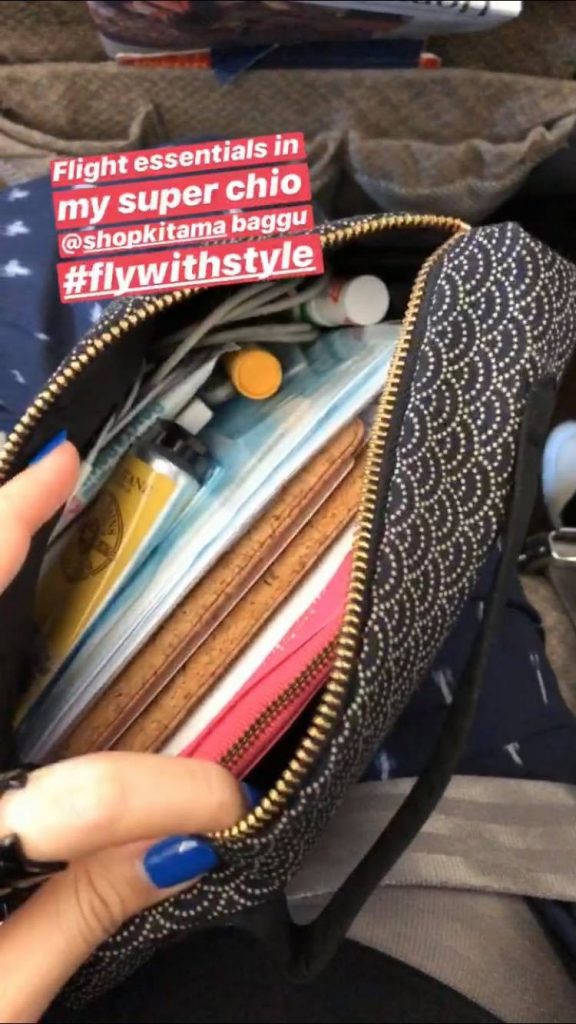 ShopKitama pouch perfect for flights - available at Carouselland2019